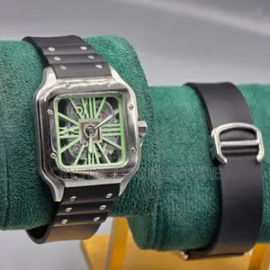 Cartier Santos Quality Luxury Men Automatic Engine Wristwatch