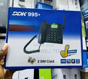 DDK 995+ Wireless Landline Phone | Dual Sim Slot