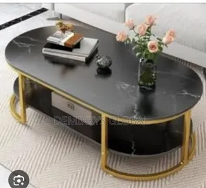 Center Table 2 Steps. Faux Marble