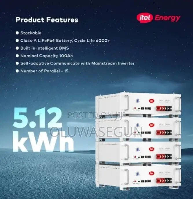 Itel 5kwh 48v Stackable Battery