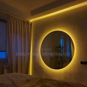 Round Led Multicolor Mirror