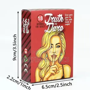 Truth or Dare for Friends House Party Game Card