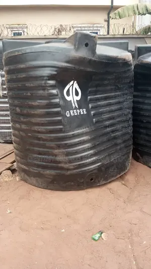 Black Geepee Water Storage Tank.