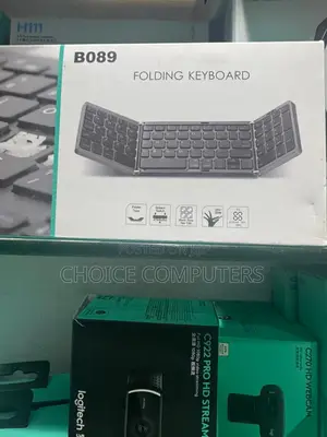 B089 Bluetooth Foldable Rechargeable Keyboard With Numeric