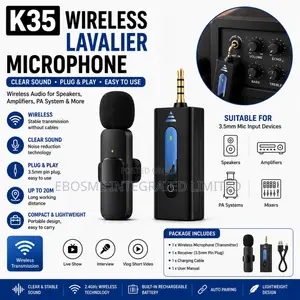 Wireless Lavalier Microphone Pin Plug