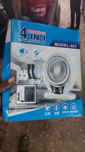 Solar Table Fan