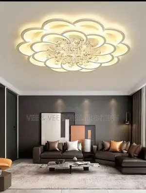 Luxury Flower Crystal Light– For Living Room , Reception, Big Offices