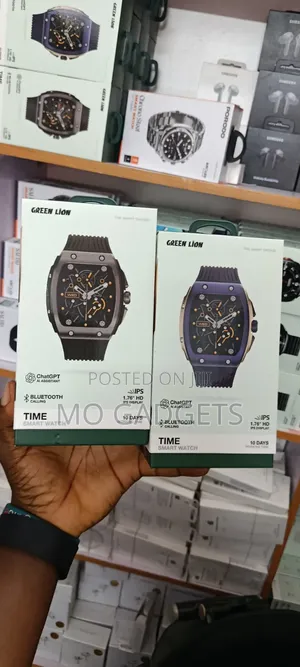 Green Lion Time Smartwatch - Chatgpt Ai Assistant 1.76" Hd Display