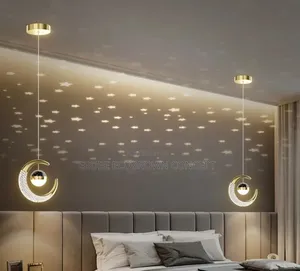 Single Bedside Dropping Pendant Lamp Light Beautiful Design Lamp Light