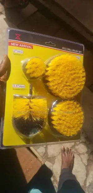 4-Piece Drill Brush Power Scrubber