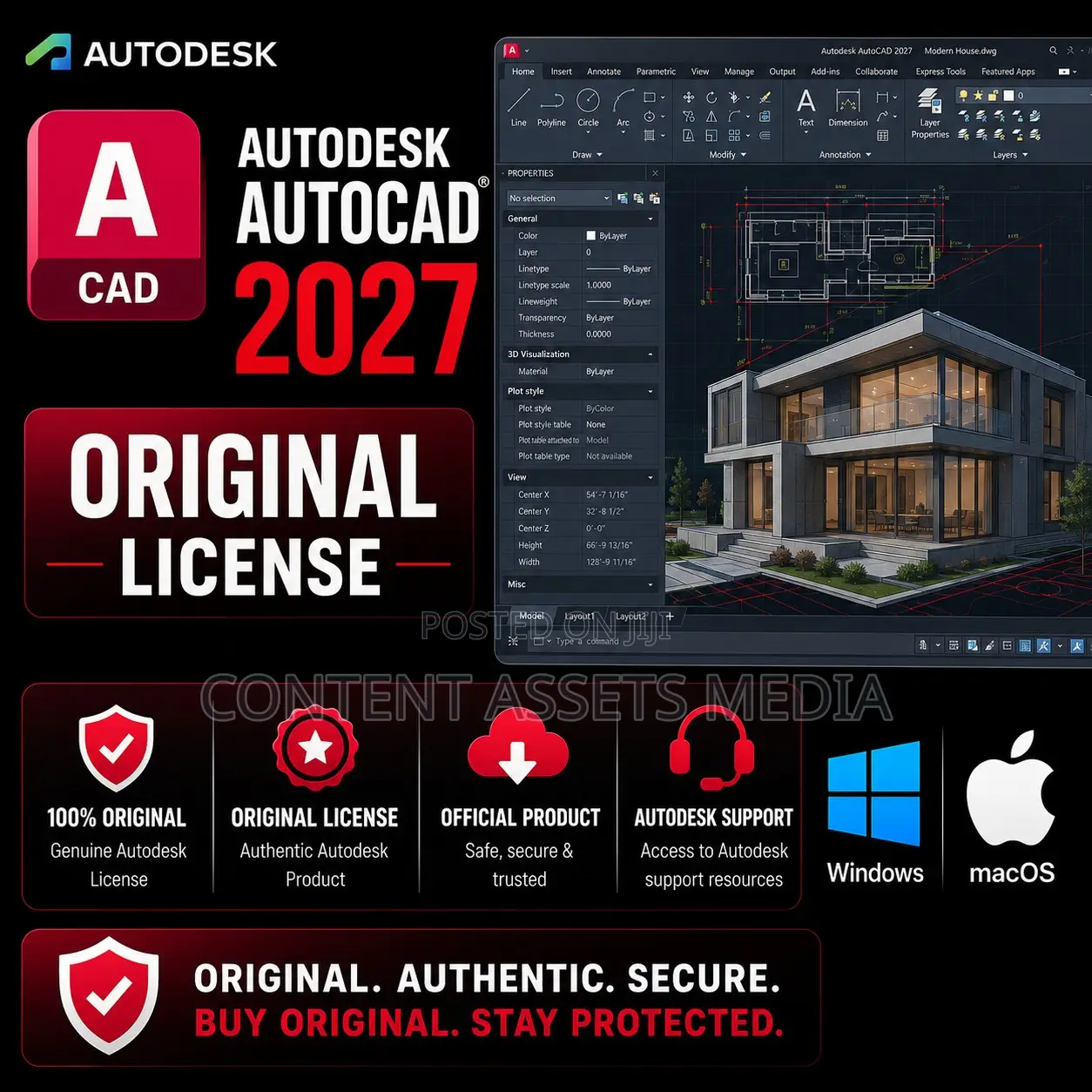 Autocad Autodesk 2027 (Original License - 1 Year)