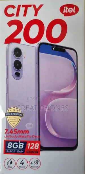 New Itel City 200 128 GB Blue