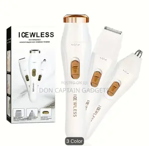 Rechargeable Hair Removal Set 3 in 1 / Icewless Women Razor Eyebrow