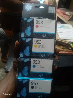Hp Ink Cartridge. 953 Full Set Black/Yellow/Cyan/ Magenta