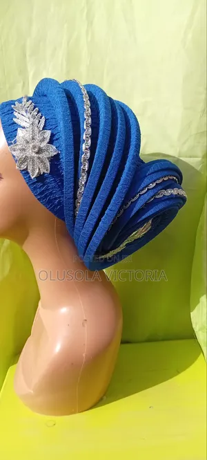 Spiral Turban Caps and Fascinator