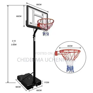 Adjustable Basketball Hoop With Stand