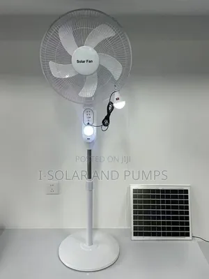 Solar Fans (Solar Rechargeable Fans With Light)