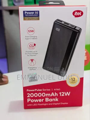 Itel Power Bank 20000mah Digital