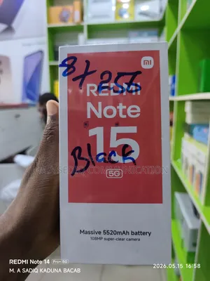 New Xiaomi Redmi Note 15 256 GB Black