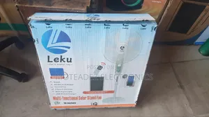 Leku 16inch Ac/Dc Quality Solar Rechargeable Standing Fan With Remote