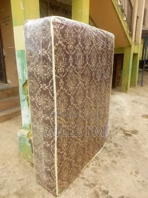 4.5ft by 6ft by 16 Inches Green Earth Semi Orthopedic Mattress