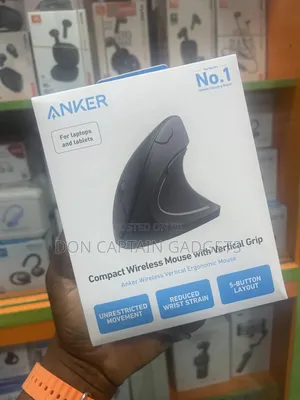 Anker Compact Wireless Mouse With Vertical Grip / Vertical Ergonomic
