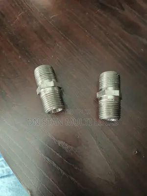 Stainless Steel Hex Nipple 1/2" Male X 1/2" Male