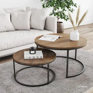 2 in 1 Extendable Wooden Top Center Table