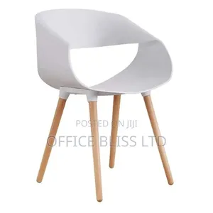 Ribbon Design Pp Dinning Chair - White