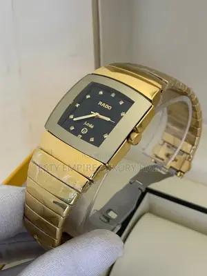 High Quality Luxury Rado Gold Chain Wrist Watch