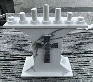 7 Arm Marble Candelabra (Candle Holder)