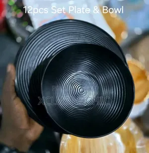 Melamine Unbreakable 6pcs Soup Bowl With 6pcs Flat