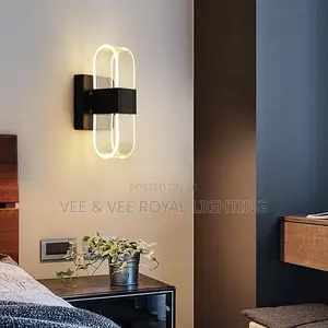 Modern Oval Acrylic Led Wall Lamp– Wall Lamp for Sitting Room, Bedroom