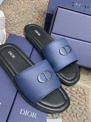 Dior Quality Luxury Men Genuine Leather Pams