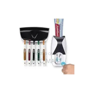 Toothpaste Dispenser and Brush Holder