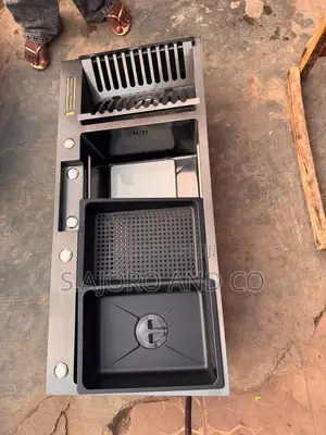 Multifunctional Luxury Kitchen Sink + Plate Rack or Drainer and Tap