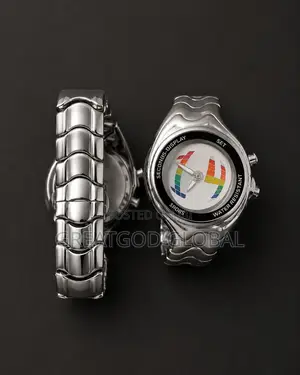 Bulgy Digital and Analog Okley Chain Watch, Unique for Men and Women