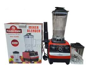 Rashnik Rn-1026 800w Blender Mixer, 2-in-1 Heavy Duty Blender