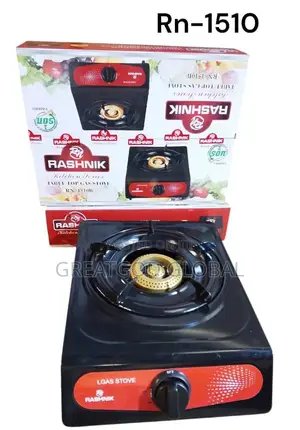 Rashnik Rn-1510 Single Burner Gas Stove, Portable Table Top Cooker