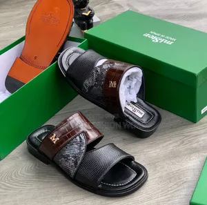 Men's Leather Slippers