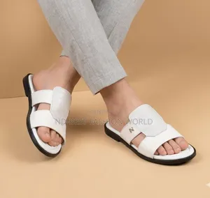 White Zara Slippers