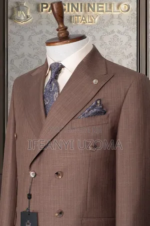 Classic Designer Men Double Breasted Suit