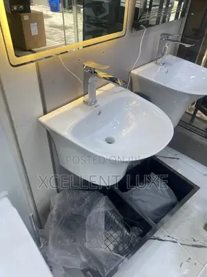 Wall Hang Wash Hand Basin Portable Size