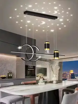 Nordic Black Chandelier– For Kitchen, Dining Light, Hotels, Restaurant
