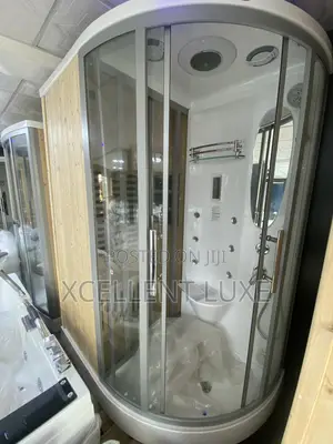 Sauna Heating Room Together With a Shower Room