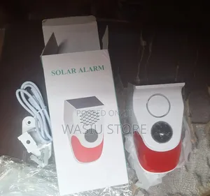 Solar-Powered Motion Sensor Alarm Designed for Outdoor Security