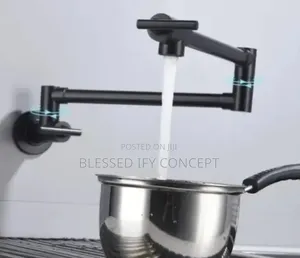 High Quality Pot Filler Tap, Chrome and Black Color