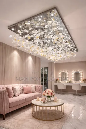 Crystal Lead Glass Chandelier Light