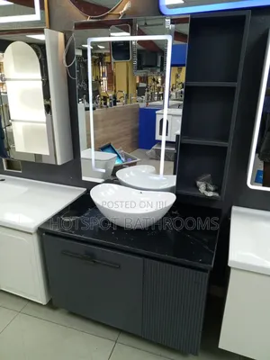 Cabinet With Marble Countertop Complete Set