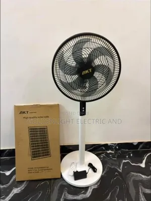 Akt Solar Rechargeable Fan